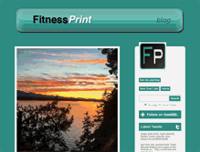Tablet Screenshot of blog.fitnessprint.com