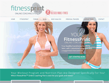 Tablet Screenshot of fitnessprint.com